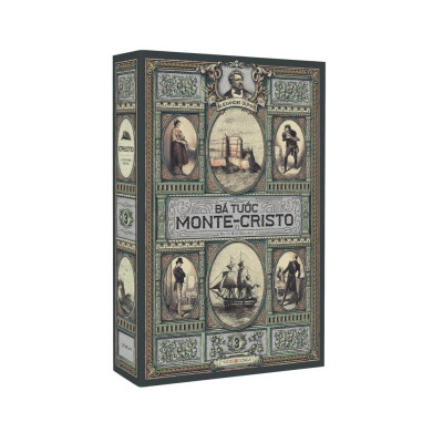 Sách - Bá tước Monte-Cristo, trọn bộ 3 tập, tặng kèm 02 postcards - Đông A