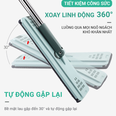 BỘ CÂY LAU NHÀ THÔNG MINH SAGOKER, mã BLNEC