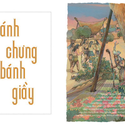 Lịch Sử Việt Nam Bằng Tranh - Bánh Chưng Bánh Giầy