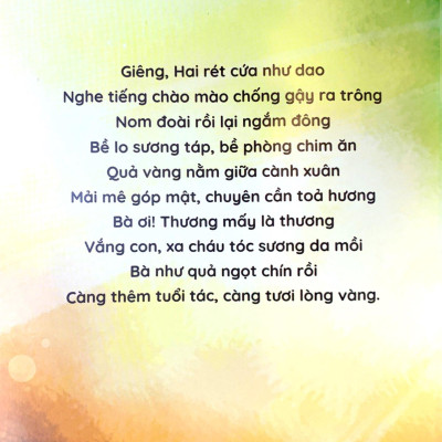 Thơ Gia Đình Yêu Thương - Thơ Về Bà
