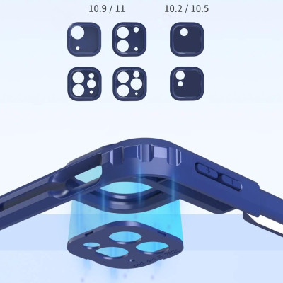 Ốp Lưng Kèm giá đỡ WIWU Mecha Rotative Stand Case Cho IPad Gen 9 / Pro 11 inch M1 / M2 , Air 4 / 5 10,9 inch - Hàng chính hãng