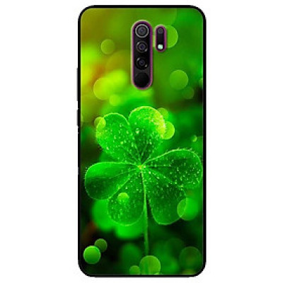 Ốp lưng dành cho Xiaomi Redmi 9 mẫu Cỏ 4 Lá May Mắn