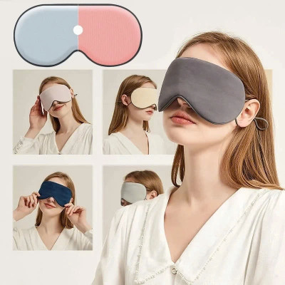 Bịt Che Mắt Ngủ Văn Phòng, Trên Xe Ô tô, Máy Bay, Thoáng Khí, Mềm Mại Cho Giấc Ngủ Ngon, Mặt Nạ Ngủ. Du Lịch Dã Ngoại Phượt Thiền - Giao Màu Ngẫu Nhiên