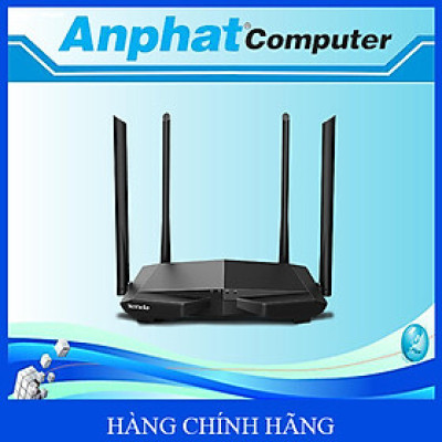 Bộ phát wifi chuẩn 1200Mbps băng tần kép Wireless Router AC6 Tenda hàng chính hãng