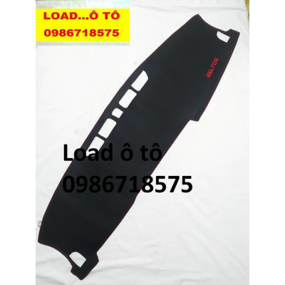 Thảm Taplo Chống Nắng Xe Kia Seltos 2023-2020 Mẫu Da Carbon, Nhung Cao Cấp