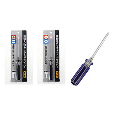 Combo 03 Tua vít ngắn đảo đầu Echo 18,5cm - Nội địa Nhật Bản (Giao màu ngẫu nhiên)