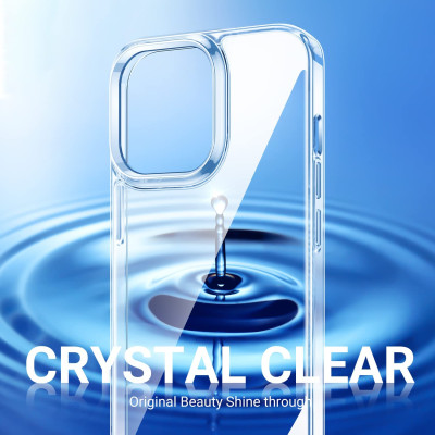 Ốp lưng cho iPhone 13 / 13 Pro / 13 Pro Max chống sốc trong suốt siêu mỏng 0.88mm hiệu X-Level Sparkling Series độ trong tuyệt đối, chống trầy xước, chống ố vàng, tản nhiệt tốt - hàng nhập khẩu