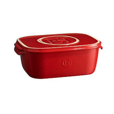 Hộp Đựng Phô Mai Có Nắp Emile Henry EH348760 30.5 x 20.5 x 11cm Màu Đỏ Burgundy Hàng chính hãng