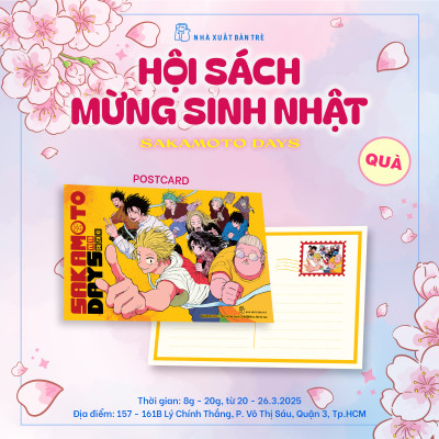 Truyện tranh: Poster - Post card Hội sách NXB Trẻ + IPM + Kim Đồng (Chang Book)