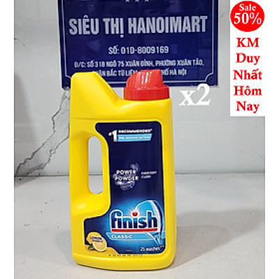 Bột rửa bát Finish Classic 25 Washes