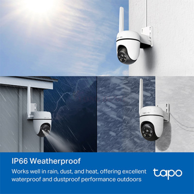 Camera ngoài trời 4G LTE TP-Link Tapo Pan/Tilt Outdoor Home Security Wifi C501GW - Hàng chính hãng