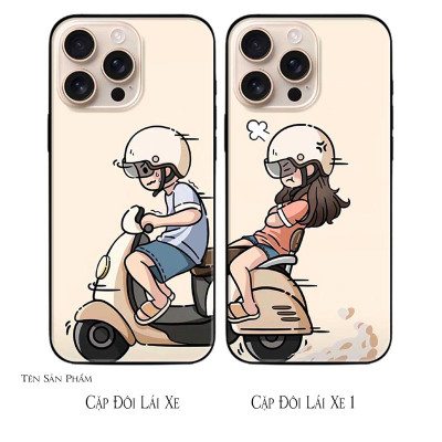 Ốp lưng cho Oppo Reno 2Z - 2F - 6Z - 7Z 5G - 8Z 5G - 8T 4G - 8T 5G - A96 5G - Cặp Đôi Lái Xe - Hàng Chính Hãng