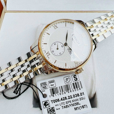 Đồng Hồ Cơ Nam Tiissot 1853 Le Locle Automatic T006.428.11.038.01 ,Lịch ngày-Máy cơ-Dây kim loại-Size 40mm- Cung Cấp Bởi AmandaC Life
