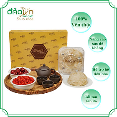 Yến sào Đảo Yến Phú Quốc - Tổ yến Trắng tinh chế nguyên sợi/ sạch lông - Tốt cho bà bầu và bé, tăng cường sức đề, kháng hệ miễn dịch cho bé - Cung cấp acid amin, protein và khoáng chất, dưỡng chất cần thiết cho mẹ