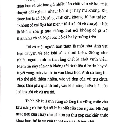 Không Diệt Không Sinh Đừng Sợ Hãi - Bìa Cứng - SGB