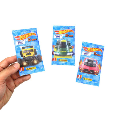 Gói Thẻ Hình Hot Wheels - Panini (6 Card Ngẫu Nhiên/Túi)