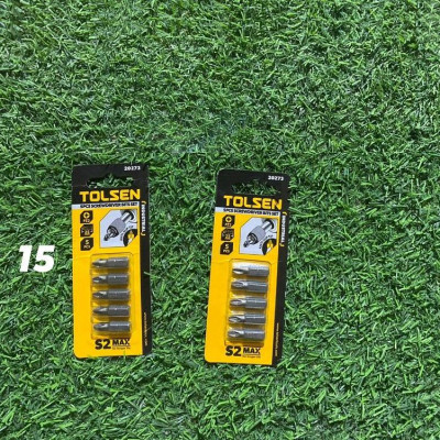 BỘ ĐẦU VÍT + 5 CÁI ( CÔNG NGHIỆP ) PZ2 * 25MM TOLSEN 20273 - HÀNG CHÍNH HÃNG