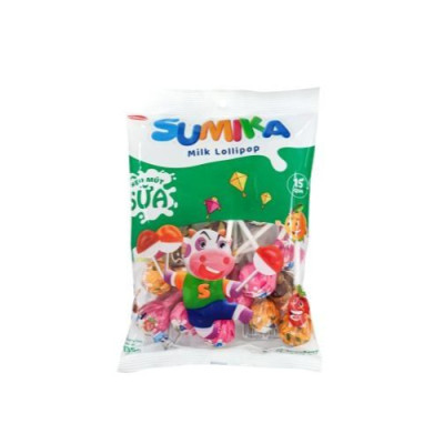Kẹo Mút Sữa Sumika Bibica túi 27g