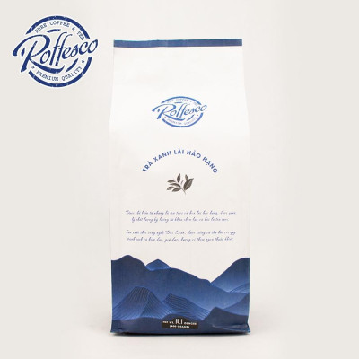 Trà Xanh Lài ROFFESCO PREMIUM JASMINE TEA Vị Chát Nhẹ Hậu Ngọt Túi 400g