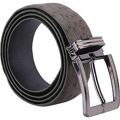 Thắt Lưng Nam Da Đà Điểu Bản Lớn Da Hột Đầu Kim Huy Hoàng HT4442 - Xanh Rêu