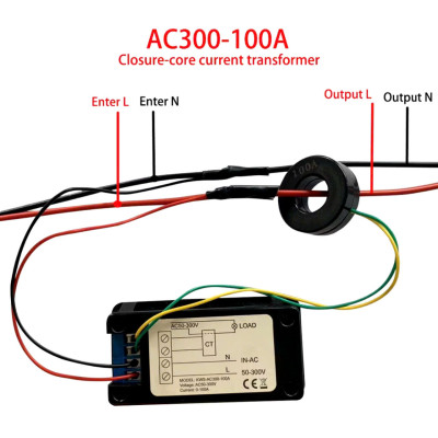 Thiết Bị Công Tơ Điện Tử 6 Trong 1 - Đo Công Suất, Cường Độ, Điện Áp AC Chính Xác