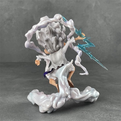 Mô Hình Luffy Gear 5 Bản Có Vũ Khí 16Cm Mô hình One Piece Cao Cấp, Figure Mô Hình Anmie One Piece Luffy Vua Hải Tặc