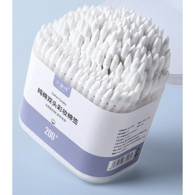 Hộp 200 Cây Tăm Bông Cotton Swabs 2 Đầu Đa Năng
