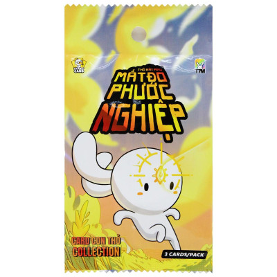 Thẻ Bài Card Bo Góc Collection Thỏ 7 Màu: Mắt Đo Phước Nghiệp (3 Cards Ngẫu Nhiên/Túi)