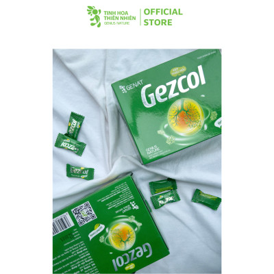 Kẹo thảo mộc Gezcol (hộp 100 viên) - Genat