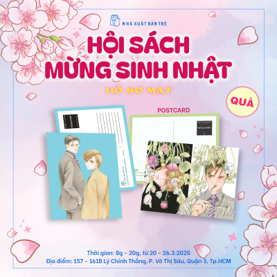 Truyện tranh: Poster - Post card Hội sách NXB Trẻ + IPM + Kim Đồng (Chang Book)
