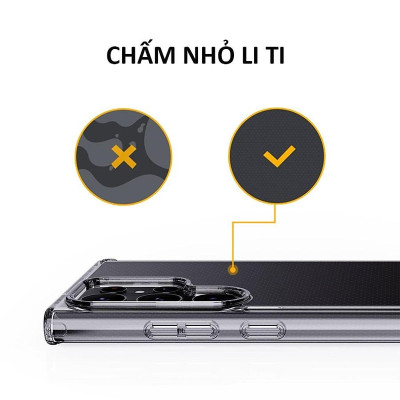 Ốp lưng chống sốc trong suốt cho s Crashproof giúp chống chịu mọi va đập- Hàng nhập khẩu