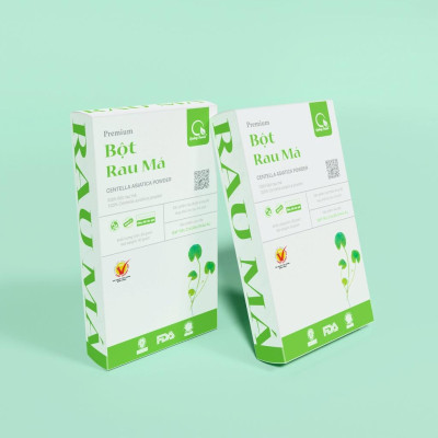 Bột Rau Má Sấy Lạnh Nguyên Chất Quảng Thanh Hộp 30gr