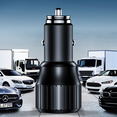 Tẩu sạc CHOETECH TC0010 ô tô PD 63W có 2 cổng ( 1 Type C+ 1 USB)- Hàng chính hãng