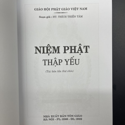 NIỆM PHẬT THẬP YẾU - HT Thích Thiền Tâm