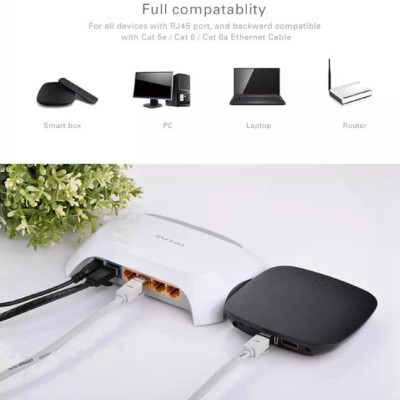 Ugreen UG11269NW107TK 2M màu Đen Cáp mạng LAN CAT7 STP chống nhiễu - HÀNG CHÍNH HÃNG
