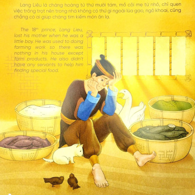 Truyện Cổ Tích Việt Nam Chọn Lọc Song Ngữ Việt-Anh - Xưa Ơi Là Xưa - Sọ Dừa-Bánh Chưng Bánh Giầy-Cậu Bé Tích Chu