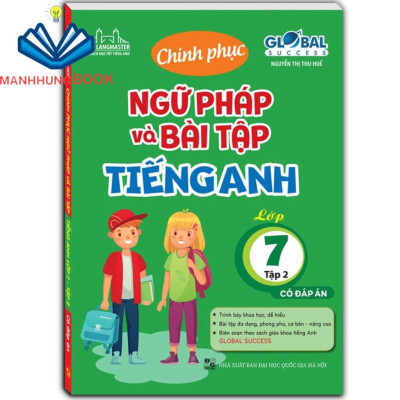 Sách - Combo 2c - GLOBAL SUCESS - Chinh phục ngữ pháp và bài tập tiếng anh lớp 7
