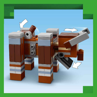 LEGO MINECRAFT 21278 Đồ Chơi Lắp Ráp Trạm Canh Của Kẻ Cướp Và Quái Thú Ravager (665 chi tiết)
