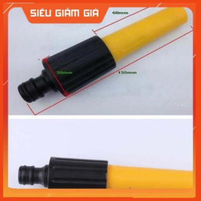 Bộ dây vòi xịt nước rửa xe, tưới cây . tăng áp 3 lần, loại 20m 206622-5 cút sập, nối đen