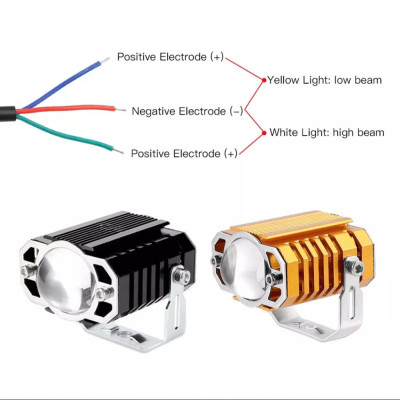 Đèn Trợ Sáng Motofish Bi Cầu Lắp Xe Máy Ô Tô Siêu Sáng – Cực Bền, Chống Nước Hiệu Quả