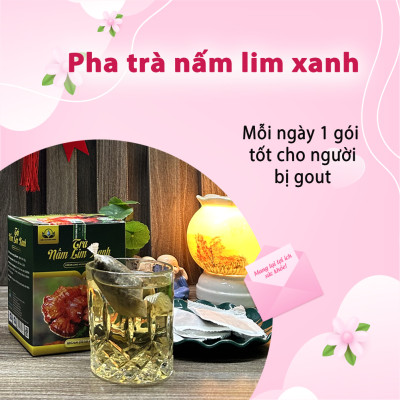 Trà Nấm Lim Xanh Hộp 30 Túi Lọc Siêu thị thiên nhiên