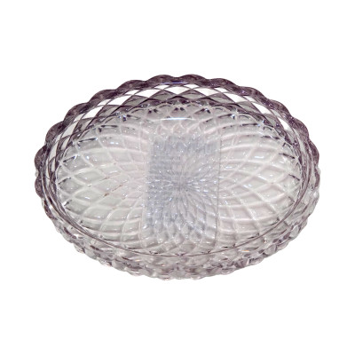 Dĩa Đựng Xà Phòng Thuỷ Tinh JULIET Màu Hồng W13.8xD9.2xH3Cm |Index Living Mall| Nội Thất Thái Lan
