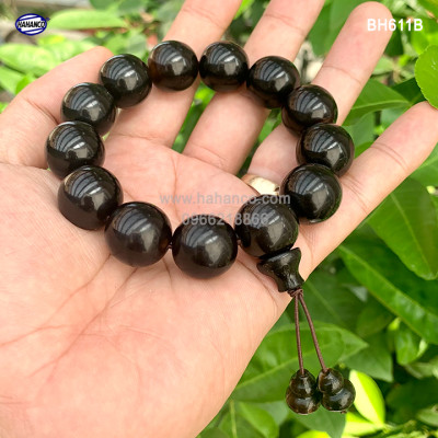 Vòng tay sừng đuôi Hồ Lô phong thủy (Đủ Size & màu) BH611 - Tĩnh tâm - May mắn hút Tài Lộc - Bracelet of HAHANCO