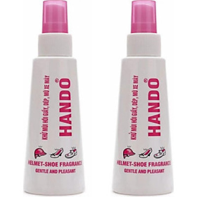 Combo 2 Chai xịt Khử Mùi Hôi Giầy Dép Mũ Bảo Hiểm Hando 120ml