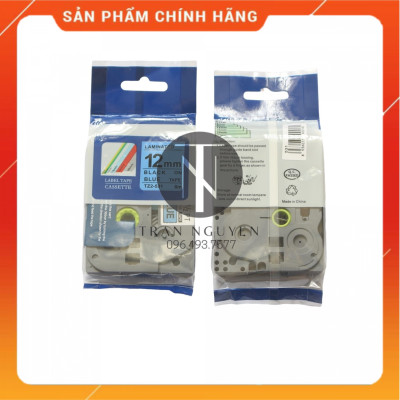 [Combo 3 Hộp] Nhãn In đa lớp Tz2-531 - Đen nền Dương 12mm x 8m - Hàng nhập khẩu
