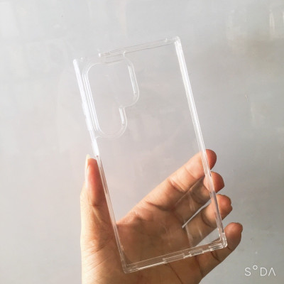 Ốp lưng cho Samsung S24 Ultra Likgus trong suốt chống sốc không ố màu( hàng chính hãng)
