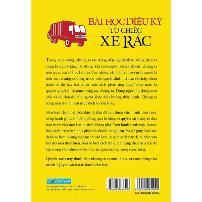 Sách - Bài Học Diệu Kỳ Từ Chiếc Xe Rác - Khổ Lớn - First News
