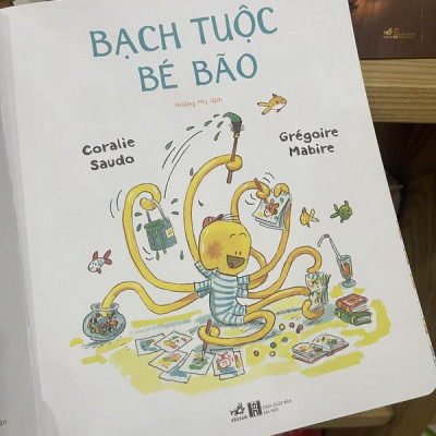 Sách - Bạch tuộc bé bão (Nhã Nam HCM)