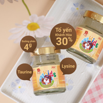 Yến Kiều Kids - Yến sào chưng sẵn cho trẻ nhỏ - Thành phần yến 30% -  Hỗ trợ tốt cho hệ tiêu hóa, hỗ trợ tốt cho sức khỏe