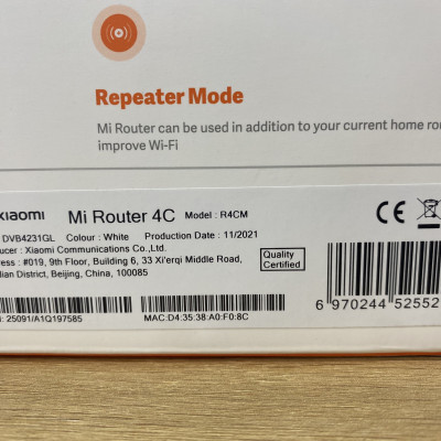 Bộ phát Wifi Xiaomi Mi Router 4C - Hàng Chính Hãng Digiworld